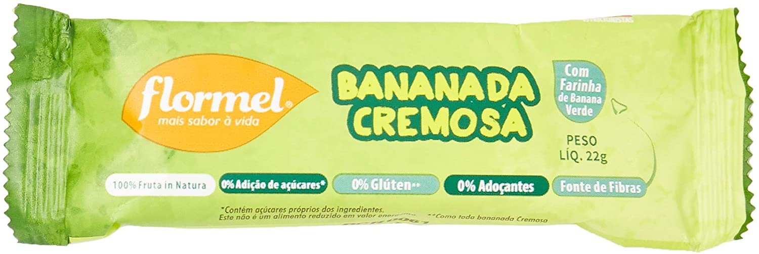 Banana Cremosa em Barra Flormel 22 g