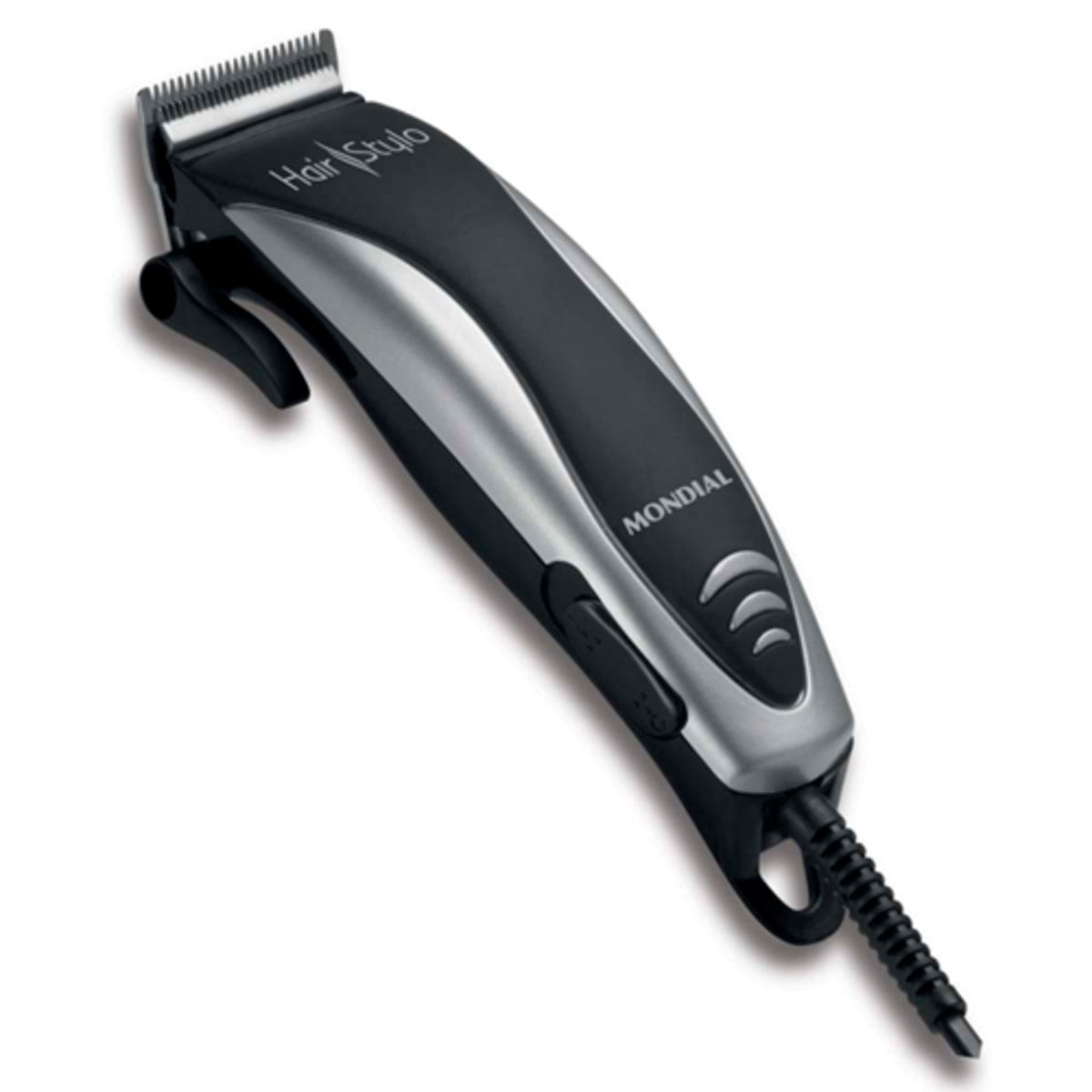 Máquina de Cortar Cabelo com Fio Mondial  CR-02 4 Níveis de Ajuste 4 Pentes 110V