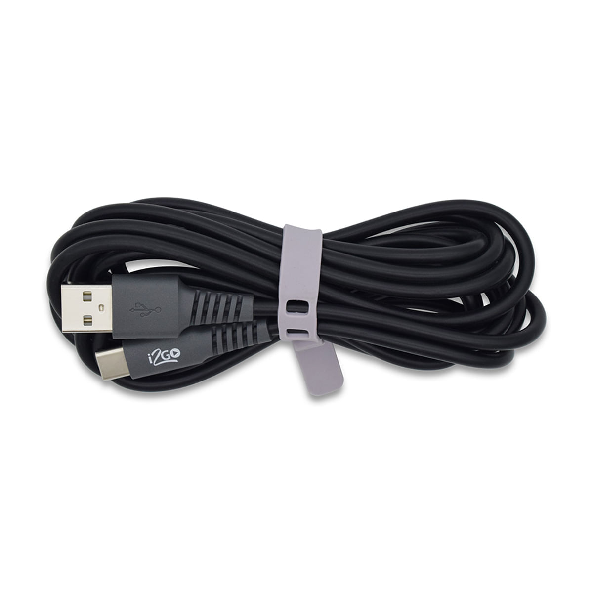 Cabo Tipo C e USB i2GO 3 metros Preto