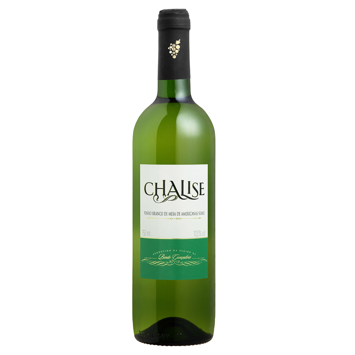 Vinho Branco Suave Chalise Herbemont, Niágara e Seyve Villard 750ml