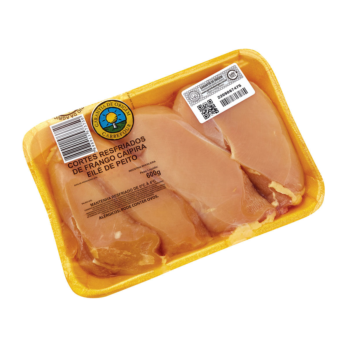 Filé de Peito de Frango Resfriado Carrefour 600g