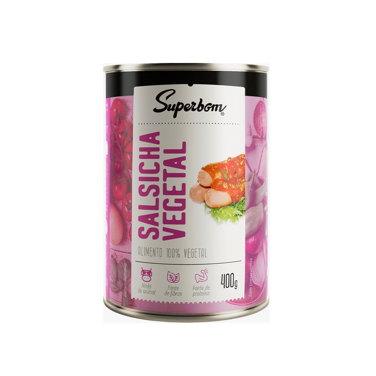 Salsicha Vegetal Superbom 400 g