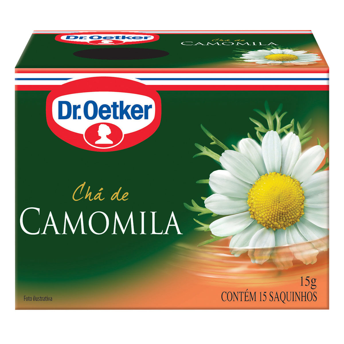 Chá Camomila Dr. Oetker Caixa com 15 Sachês 15g