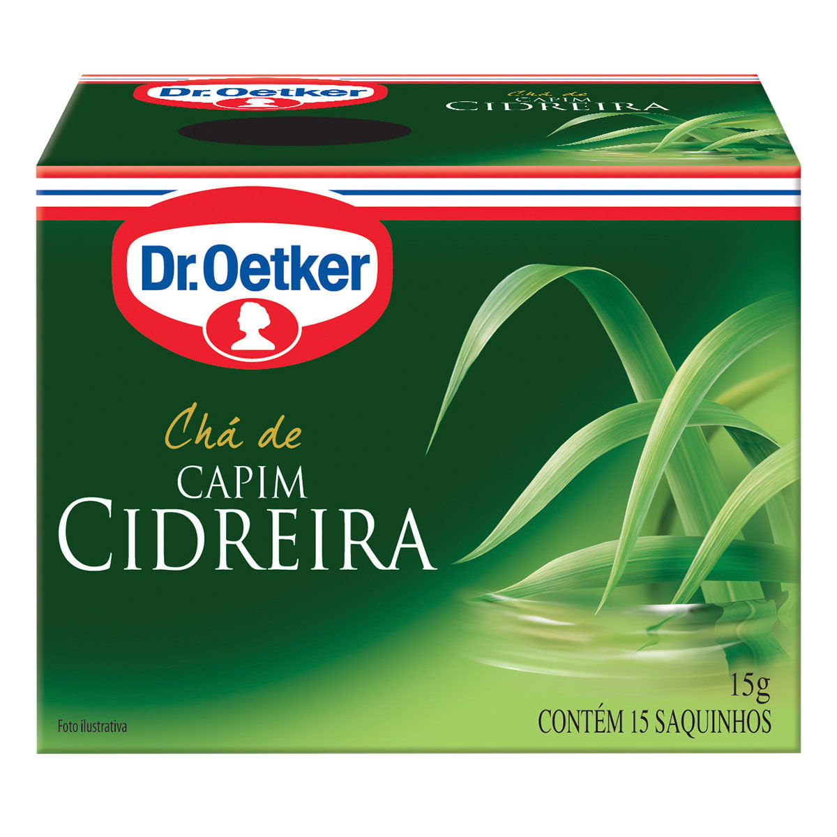 Chá Capim Cidreira Dr. Oetker Caixa com 15 Sachês 15g