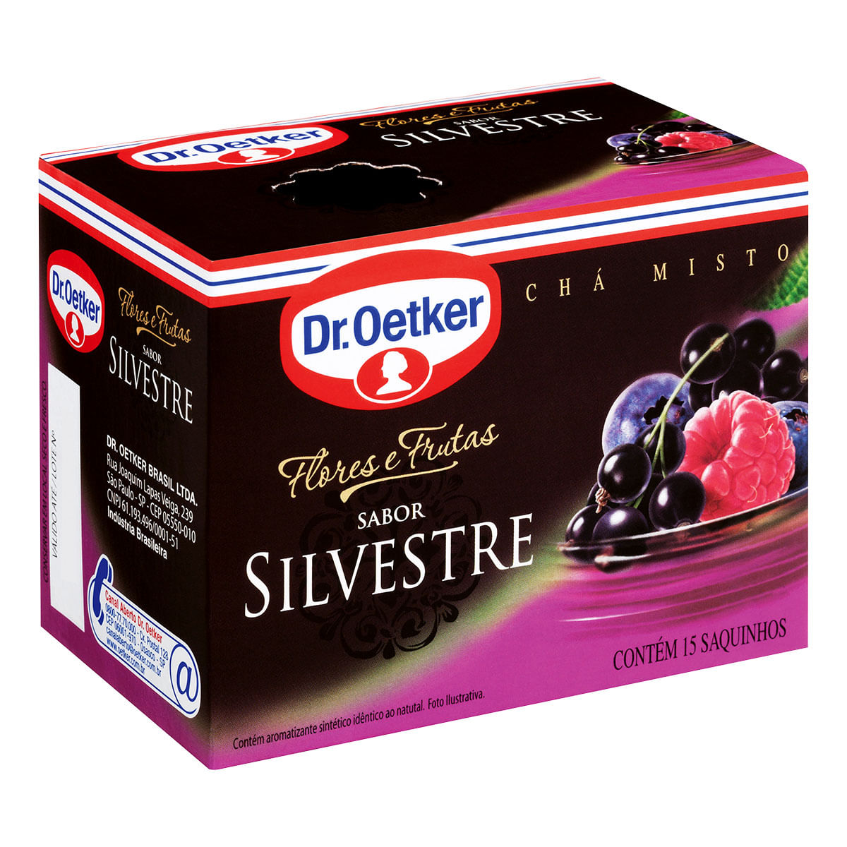 Chá Silvestre Dr. Oetker Caixa com 15 Sachês 30g