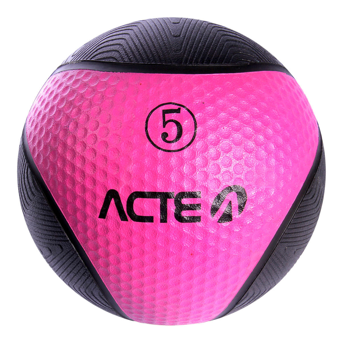 Medicine Ball 5Kg Rosa e Preta Acte T105