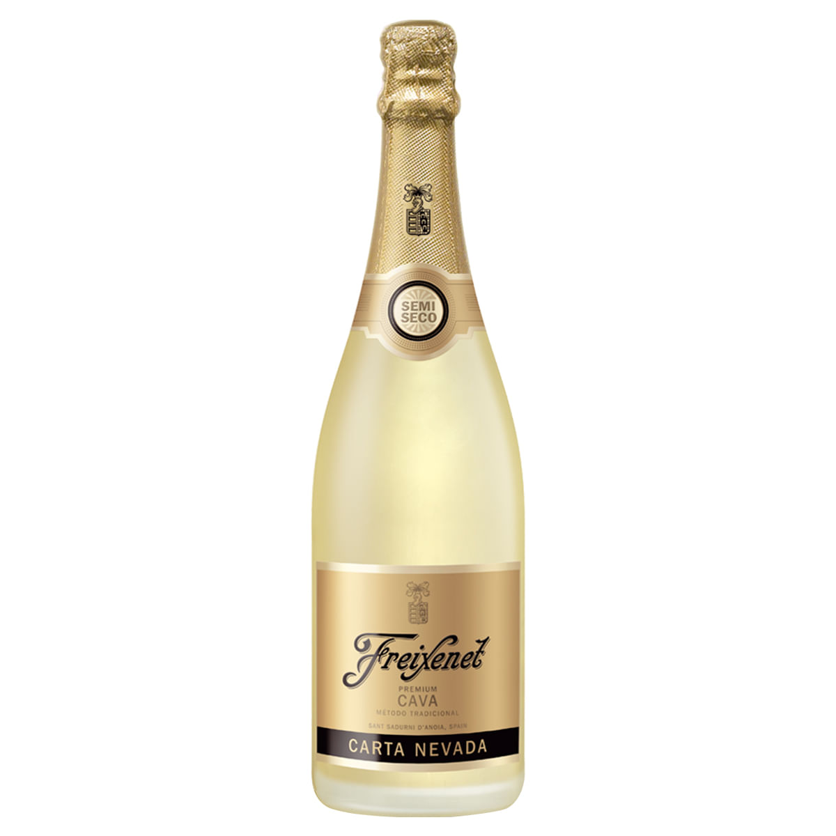 Espumante Cava Freixenet Demi-Sec Branco Macabeo, Xarel-lo e Parellada Carta Nevada 750ml