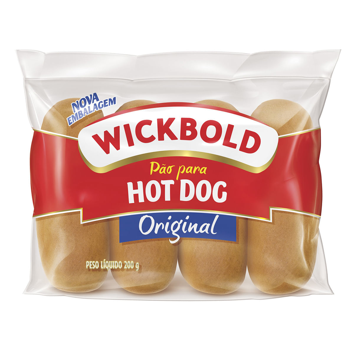 Pão de Cachorro Quente Wickbold 200g