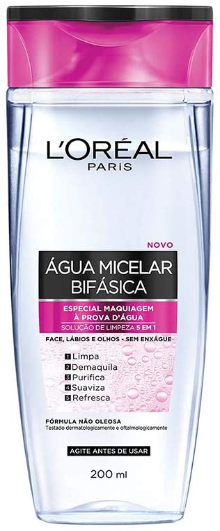 Água Micelar Bifásica L&apos;Oreal Paris 200ml