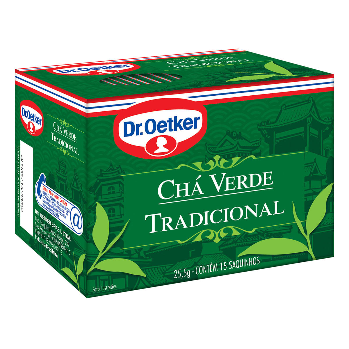 Chá Tradicional Dr. Oetker Caixa com 15 Sachês 25.5g