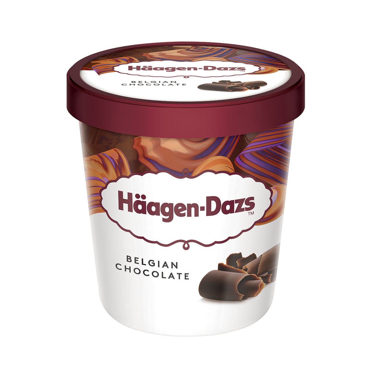 Sorvete de Chocolate Belga Häagen-Dazs 473ml