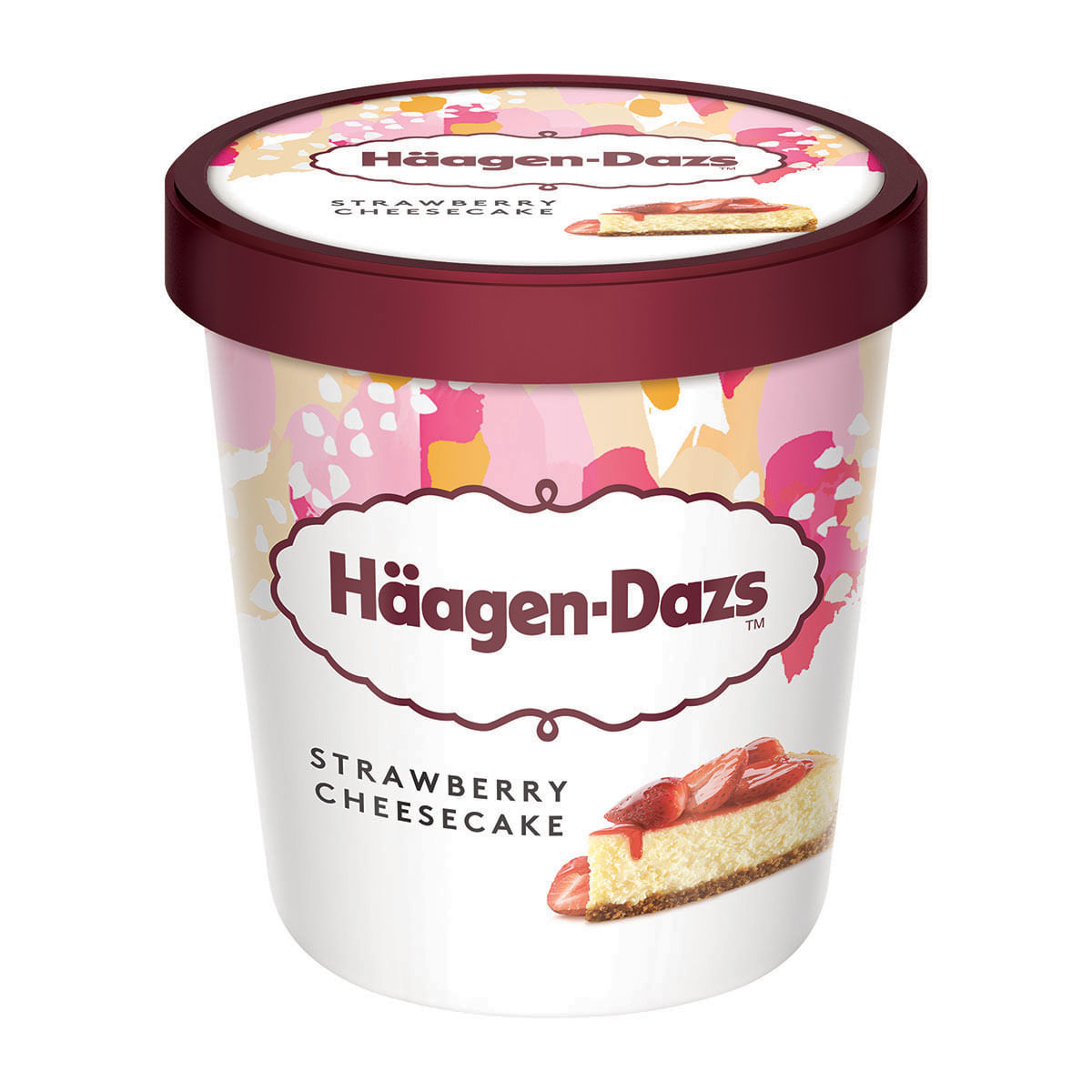 Sorvete de Morango Cheesecake Häagen-Dazs 473ml Sorvete de Morango e Cheesecake Häagen-Dazs 473ml