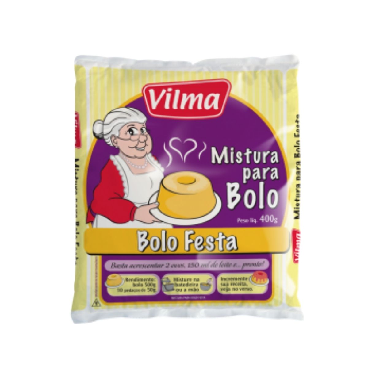 Mistura para Bolo Vilma Festa 400 g