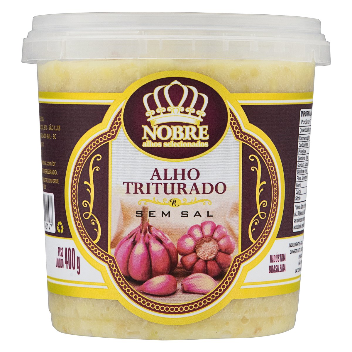 Alho Triturado Nobre 400g