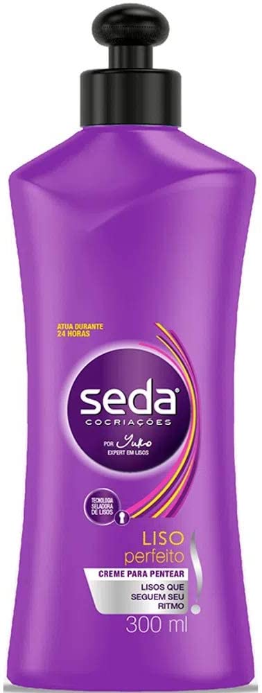 Creme para Pentear Seda Cocriações Liso Perfeito Selagem Capilar 300ml