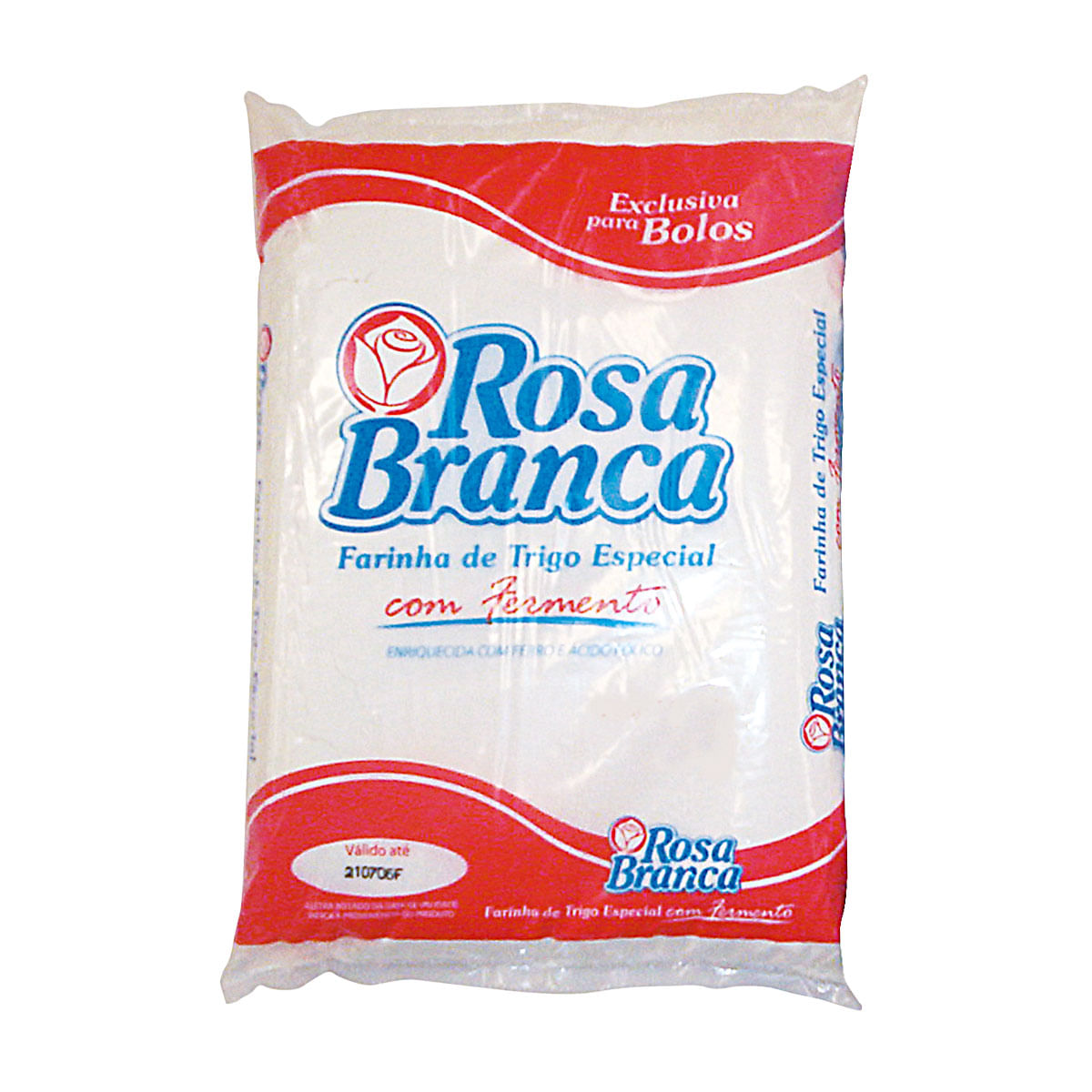 Farinha de Trigo com Fermento Rosa Branca 1Kg