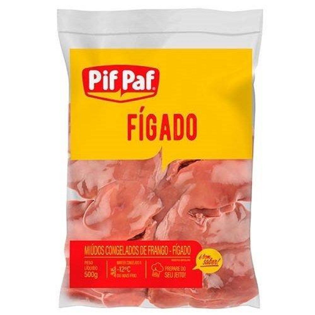 Fígado de Frango Congelado Pif Paf 500 g