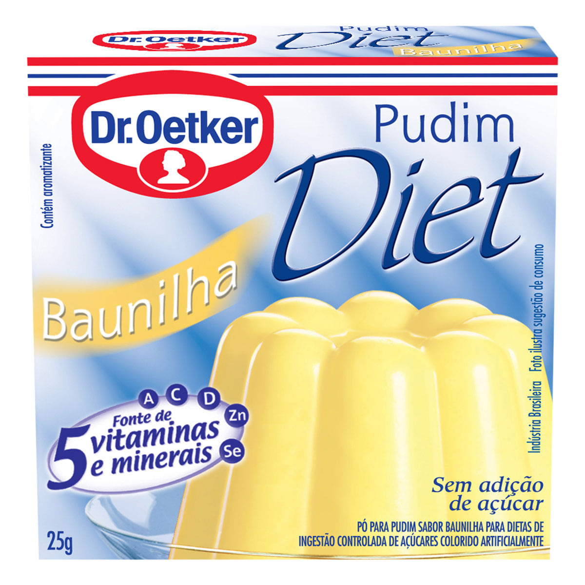 Mistura para Pudim de Baunilha Diet Dr. Oetker 25g