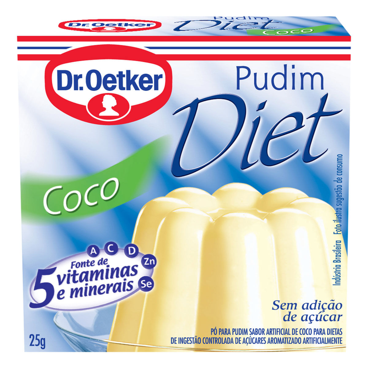 Mistura para Pudim de Coco Diet Dr. Oetker 25g