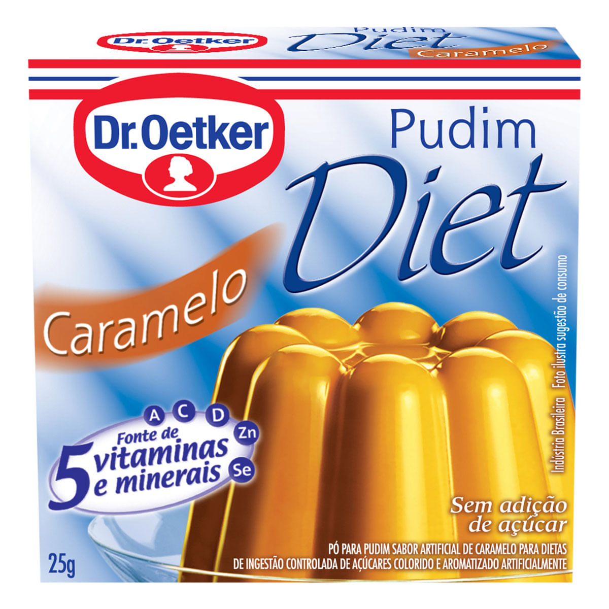 Mistura para Pudim de Caramelo Diet Dr. Oetker 25g