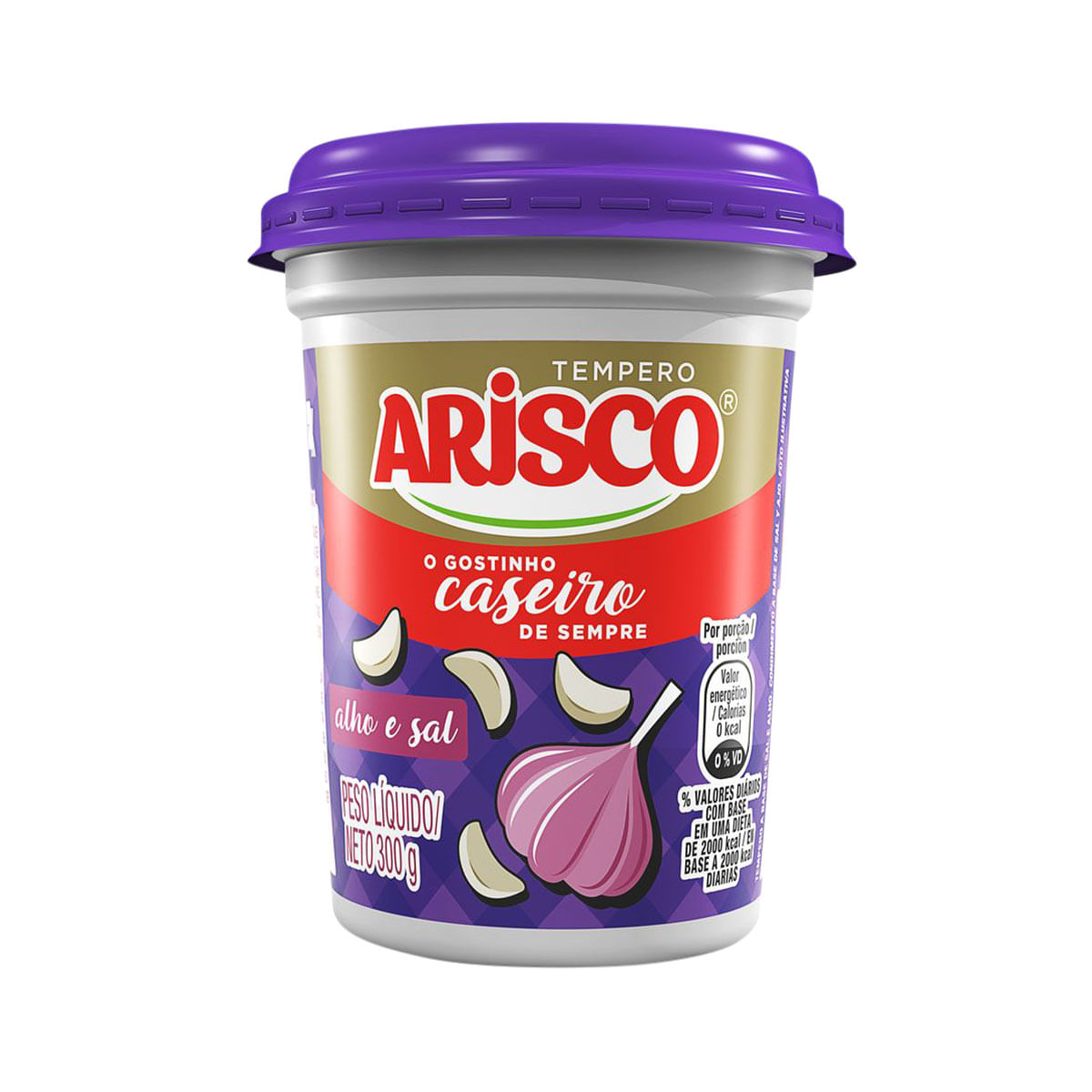 Tempero Pronto com Sal e Alho Arisco 300g