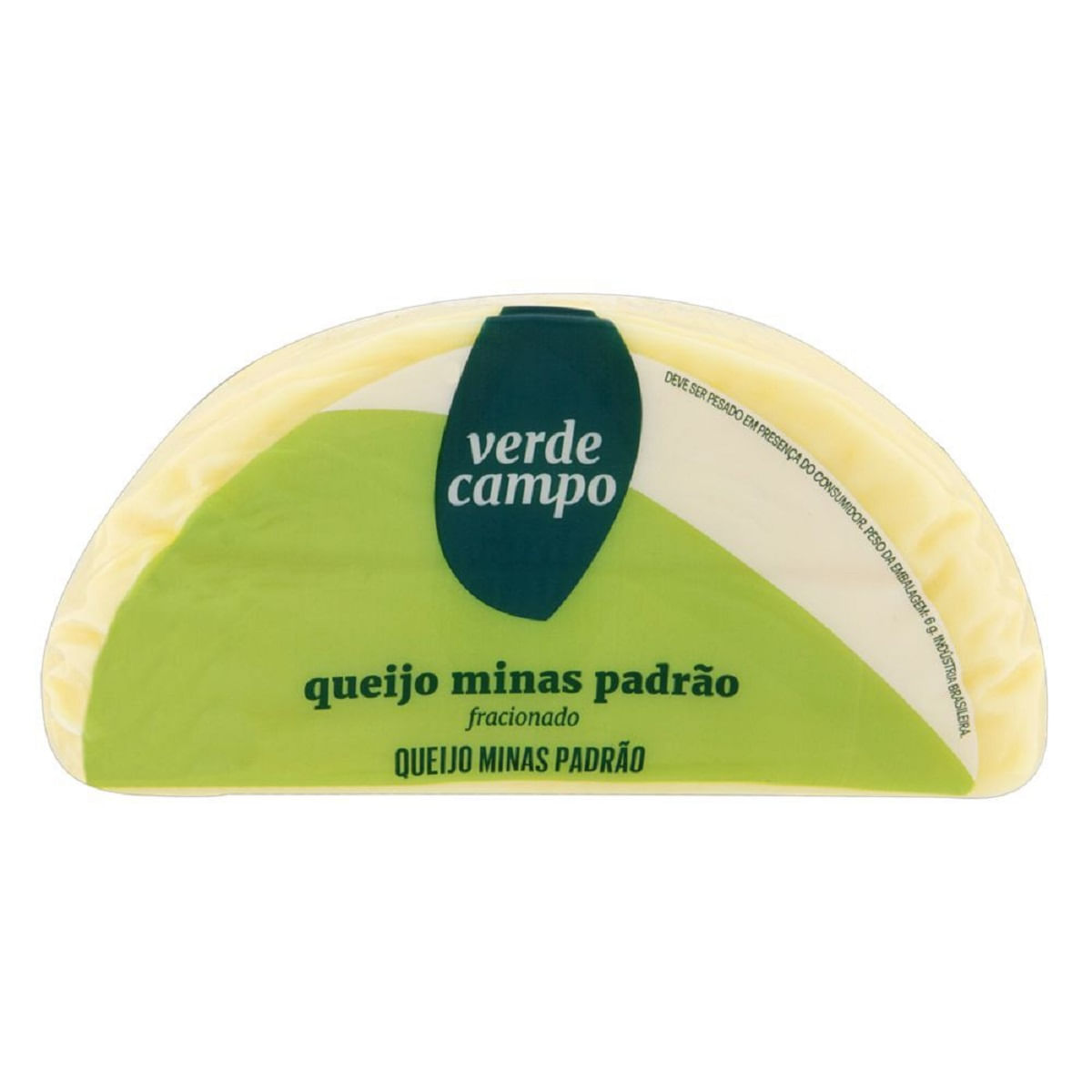 Queijo Minas Padrão Verde Campo Aproximadamente 500 g