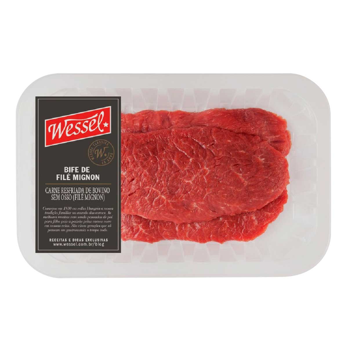 Bife Filé Mignon Wessel Aproximadamente 500 g