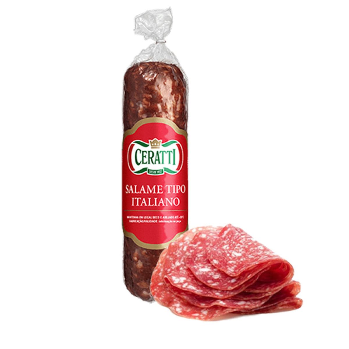 Salame Italiano Fatiado Ceratti Aproximadamente 120 g