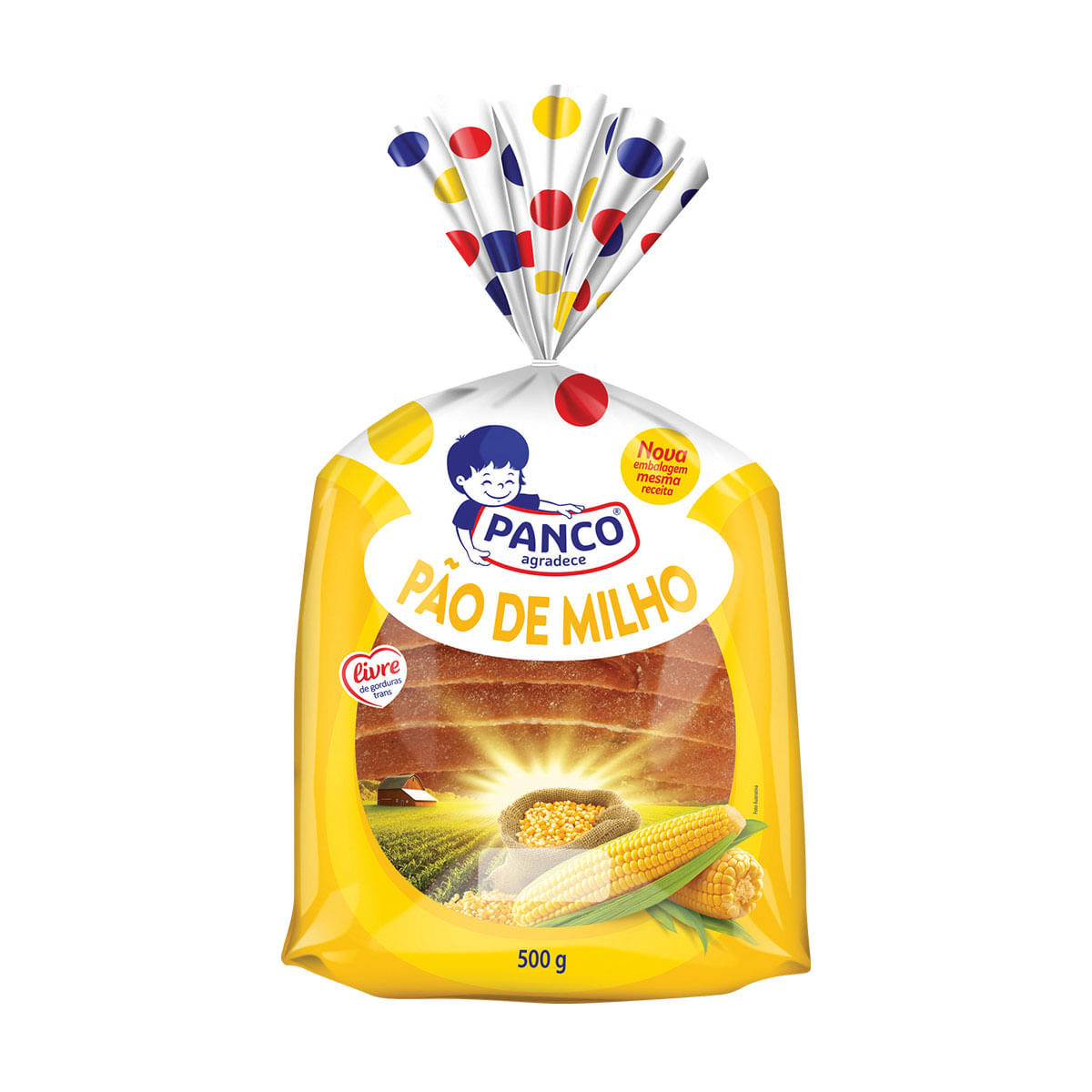 Pão de Milho Panco 500g