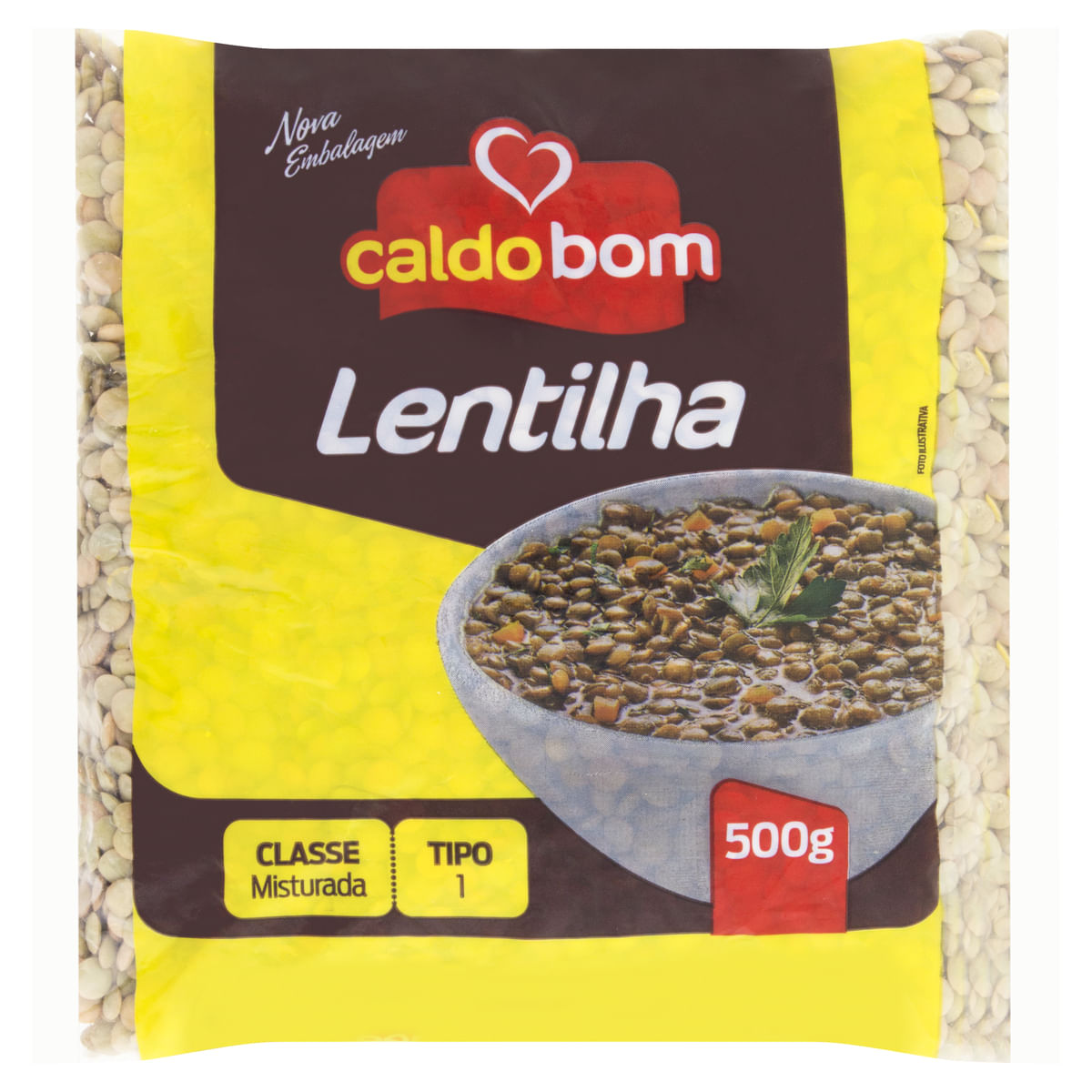 Lentilha Tipo 1 Caldo Bom 500 g