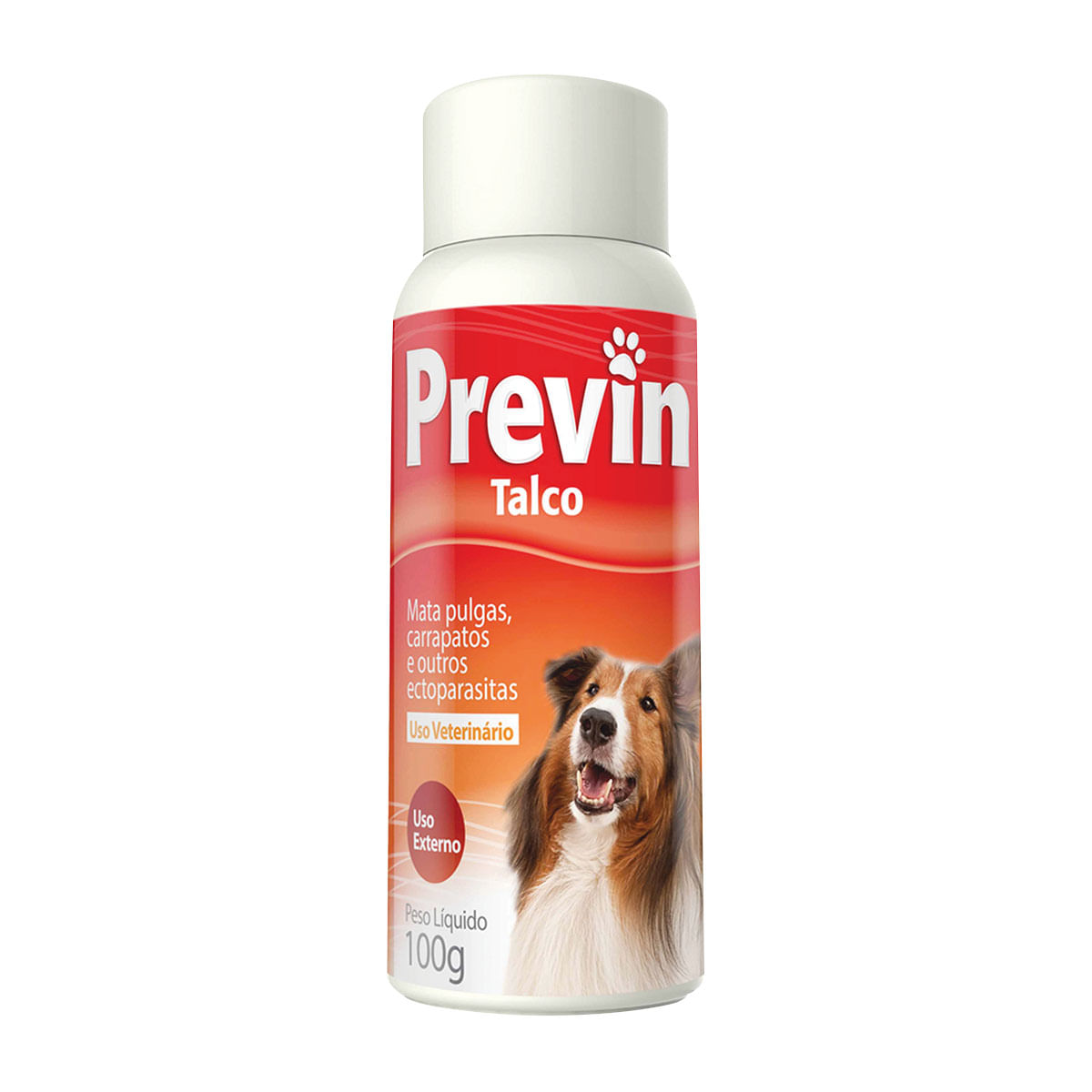 Talco para Cachorro Antipulgas Coveli Previn 100g