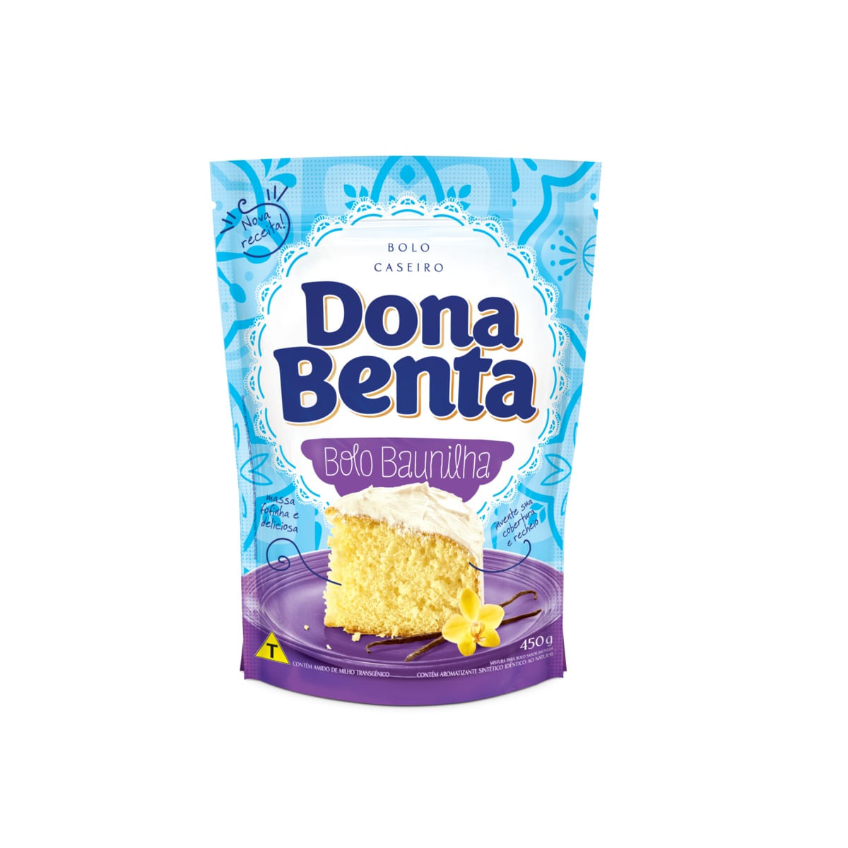 Mistura para Bolo Baunilha Dona Benta 450g