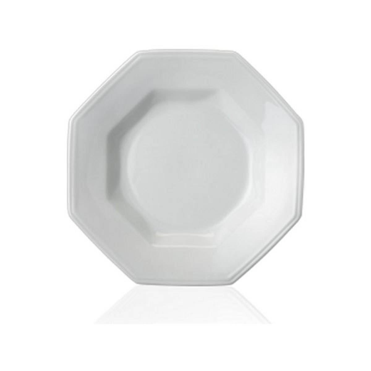 Prato Fundo 24cm Prisma Branco Porcelana Schmidt