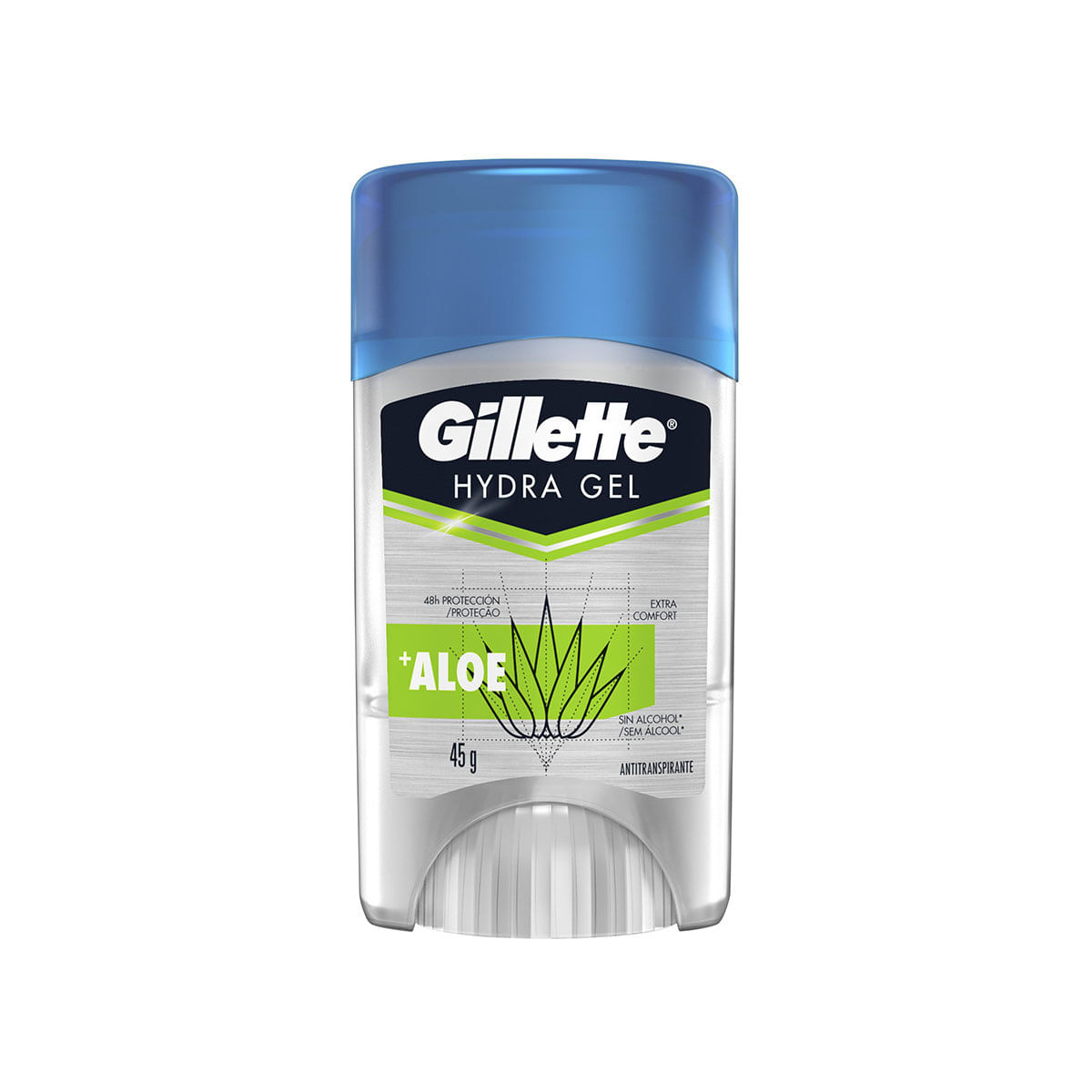 Desodorante Corporal Antitranspirante Gillette Hydra Gel Aloe Masculino 45 g