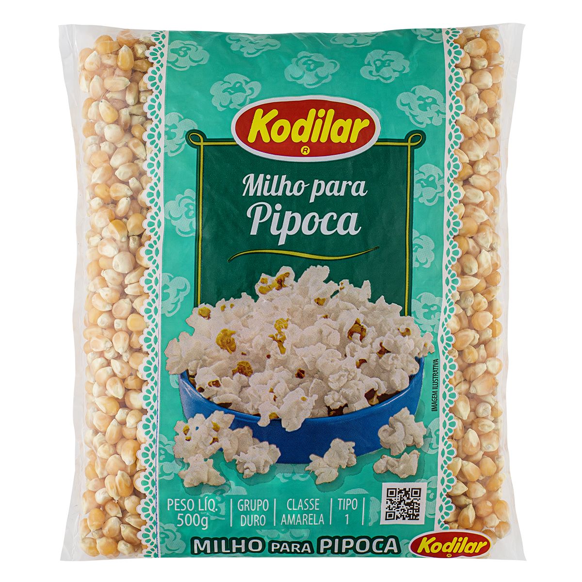 Milho para Pipoca Kodilar 500 g