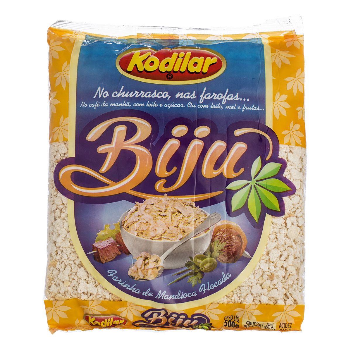 Farinha de Mandioca em Flocos Biju Kodilar 500 g