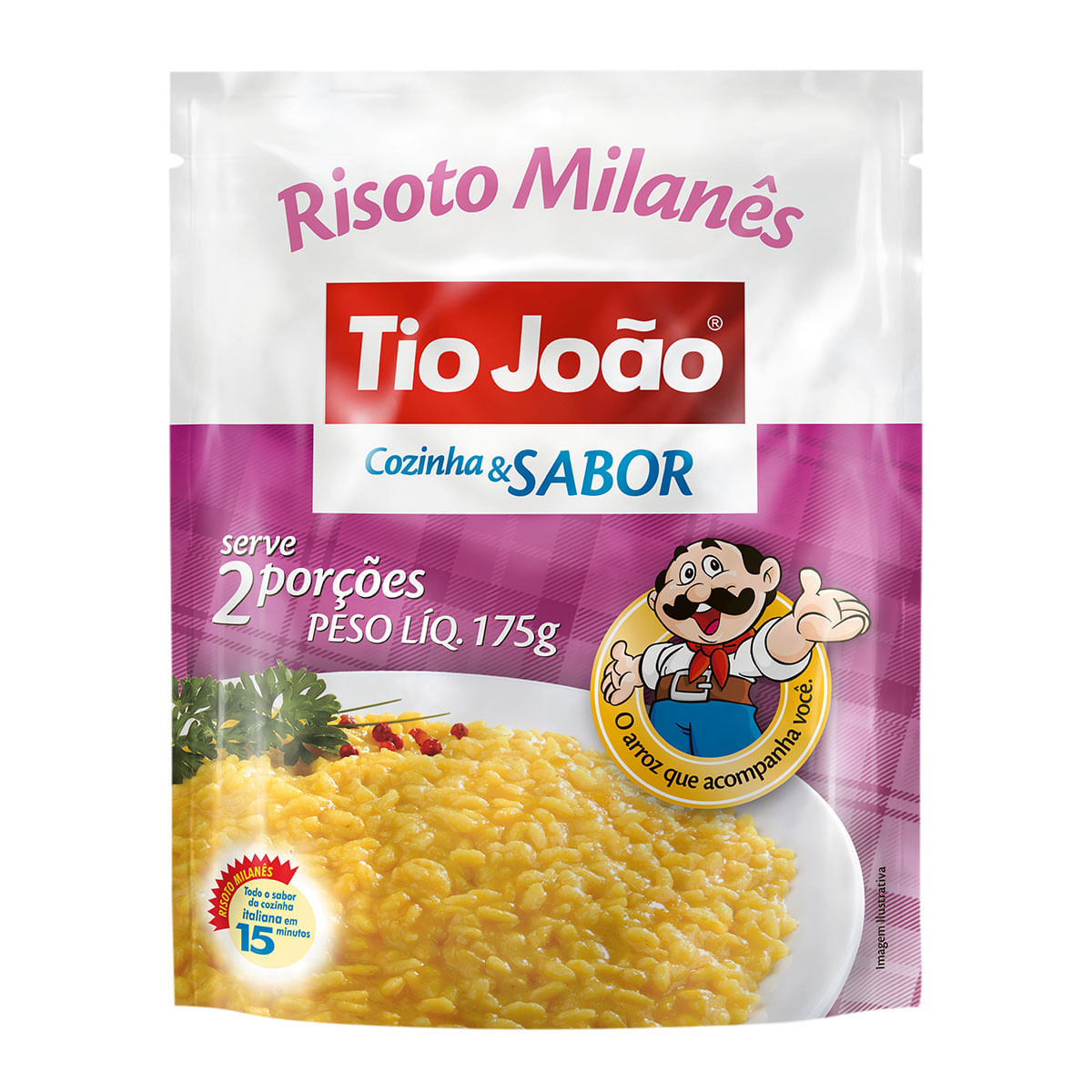 Risoto Carnaroli Milanês Tio João Cozinha &amp; Sabor 175g