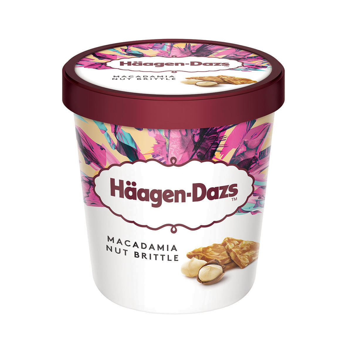 Sorvete de Baunilha com Macadâmia Häagen-Dazs 473ml