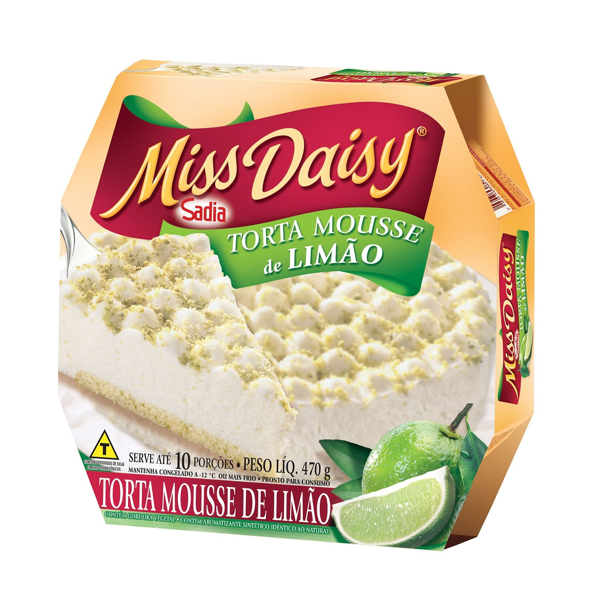 Torta Sadia Miss Daisy Mousse de Limão 470g