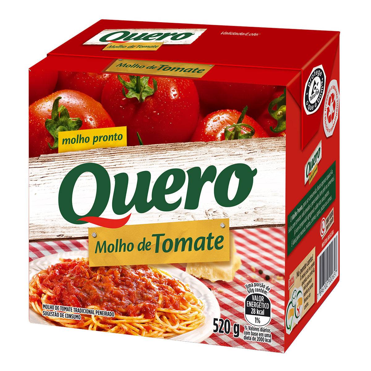 Molho de Tomate Quero Refogado 520 g