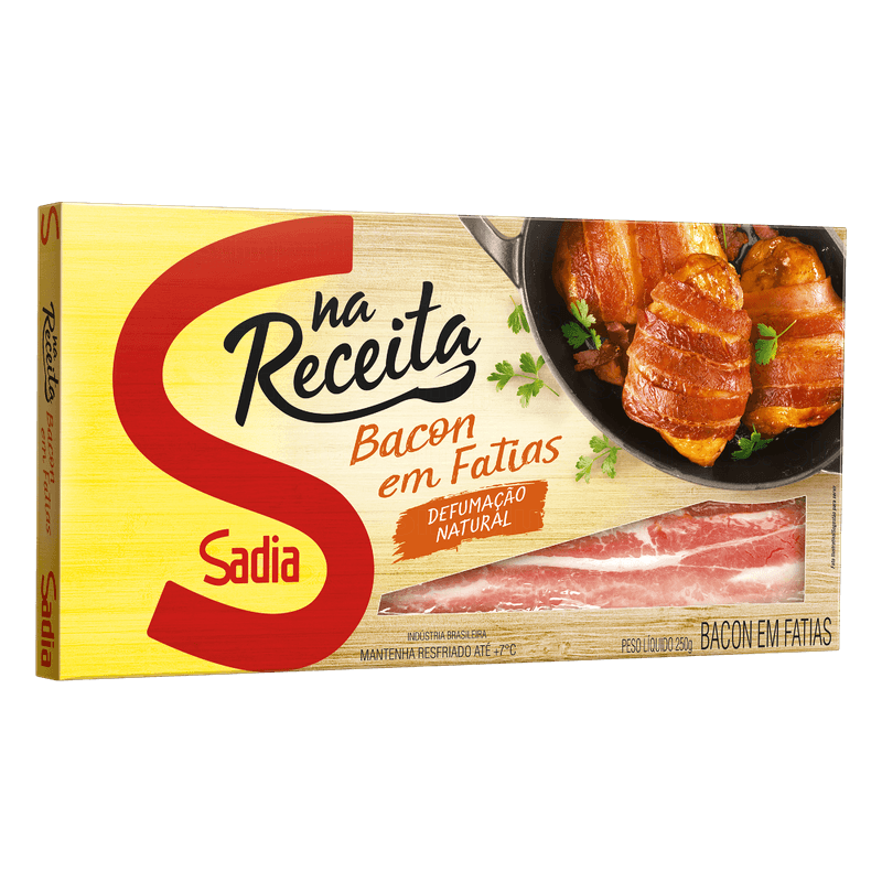 Bacon Fatiado Defumado Sadia 250g