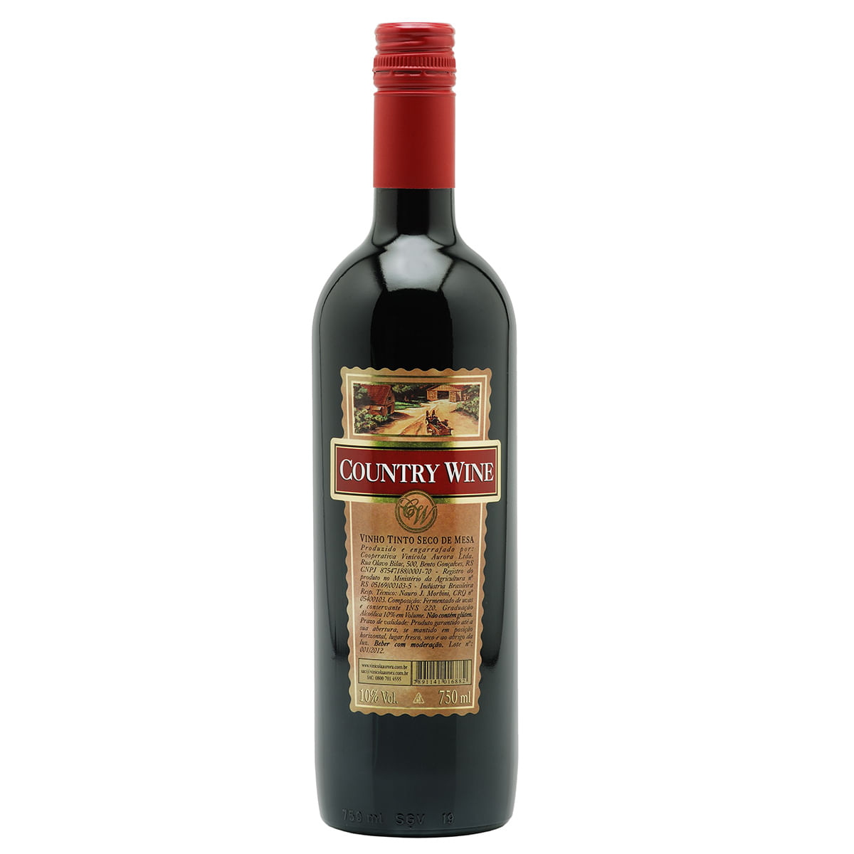 Vinho Tinto Seco Country Wine 750ml