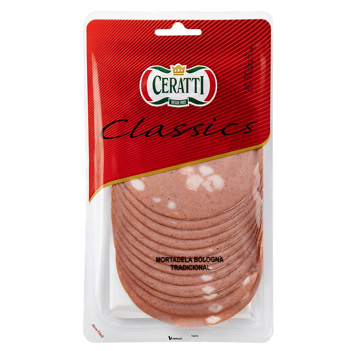 Mortadela Bologna Fatiada Classics Ceratti 150g