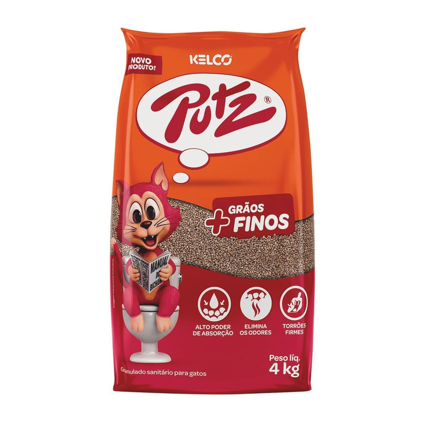 Areia Higiênica para Gato Puts 4kg