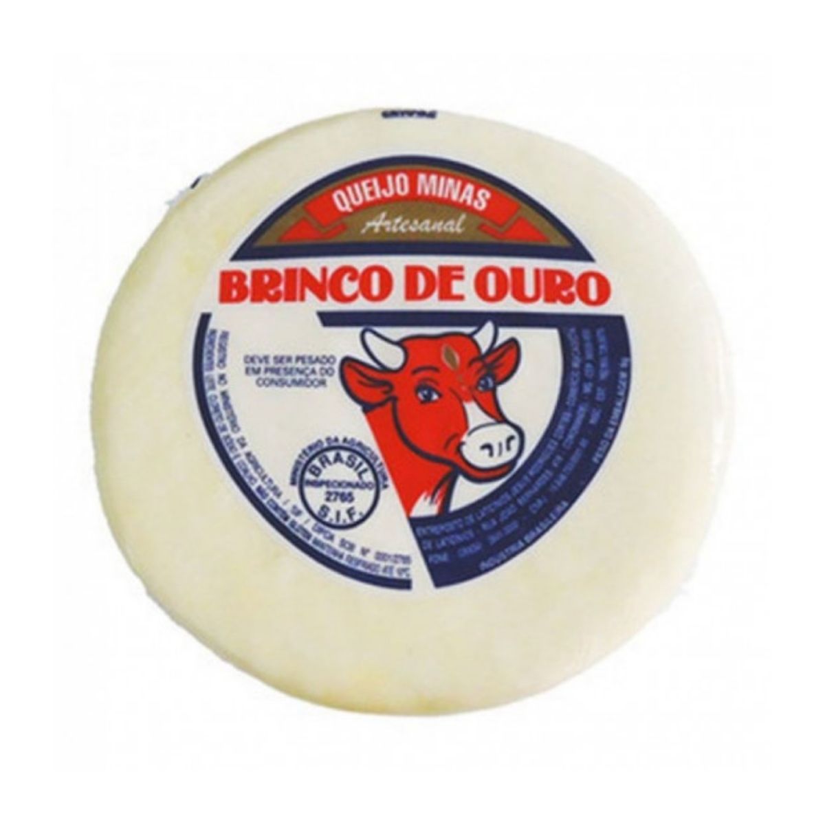 Queijo Minas Artesanal Nata de Ouro Aprox. 600g