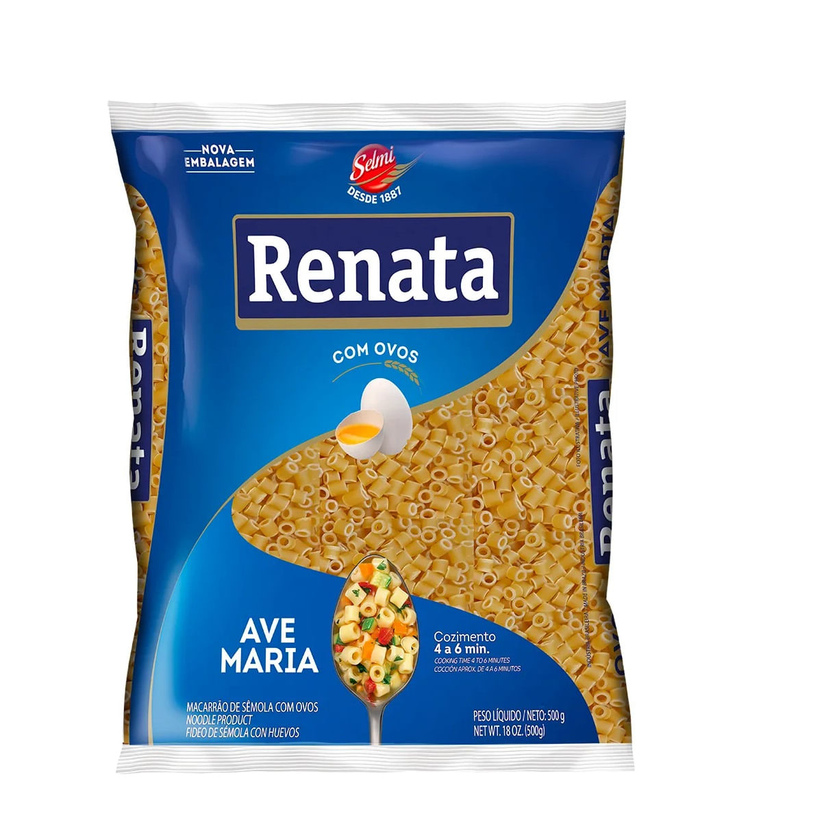 Macarrão Ave Maria Renata com Ovos 500g