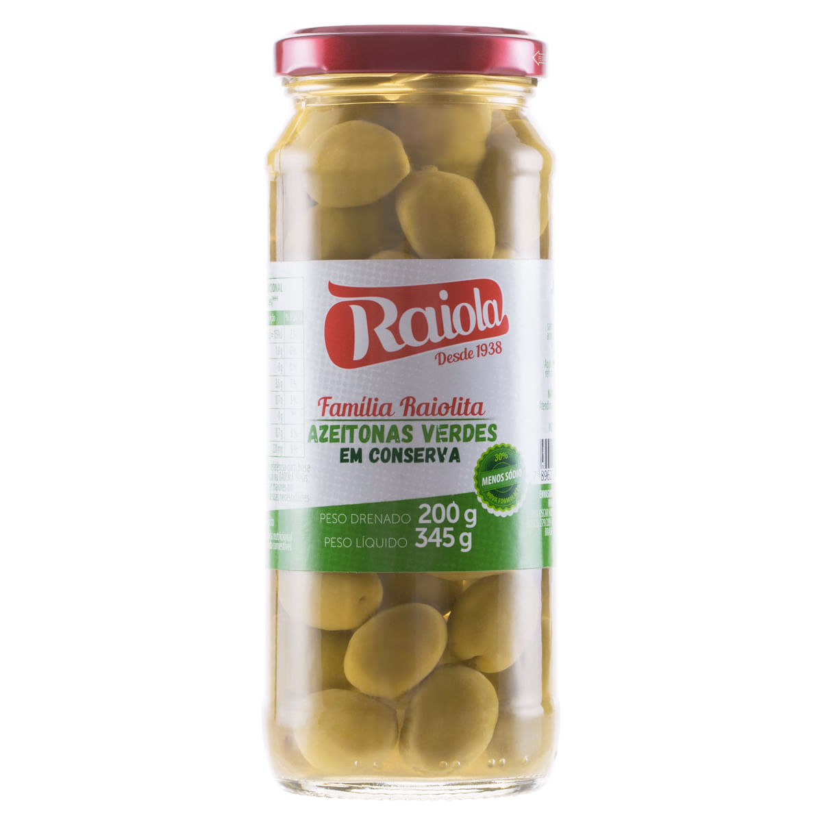 Azeitonas Verdes Raiola 345g