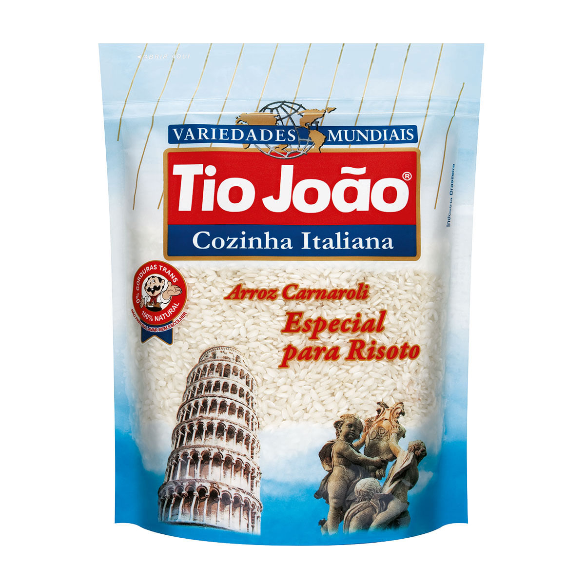 Arroz Carnaroli Tio João Variedades Mundiais 1Kg