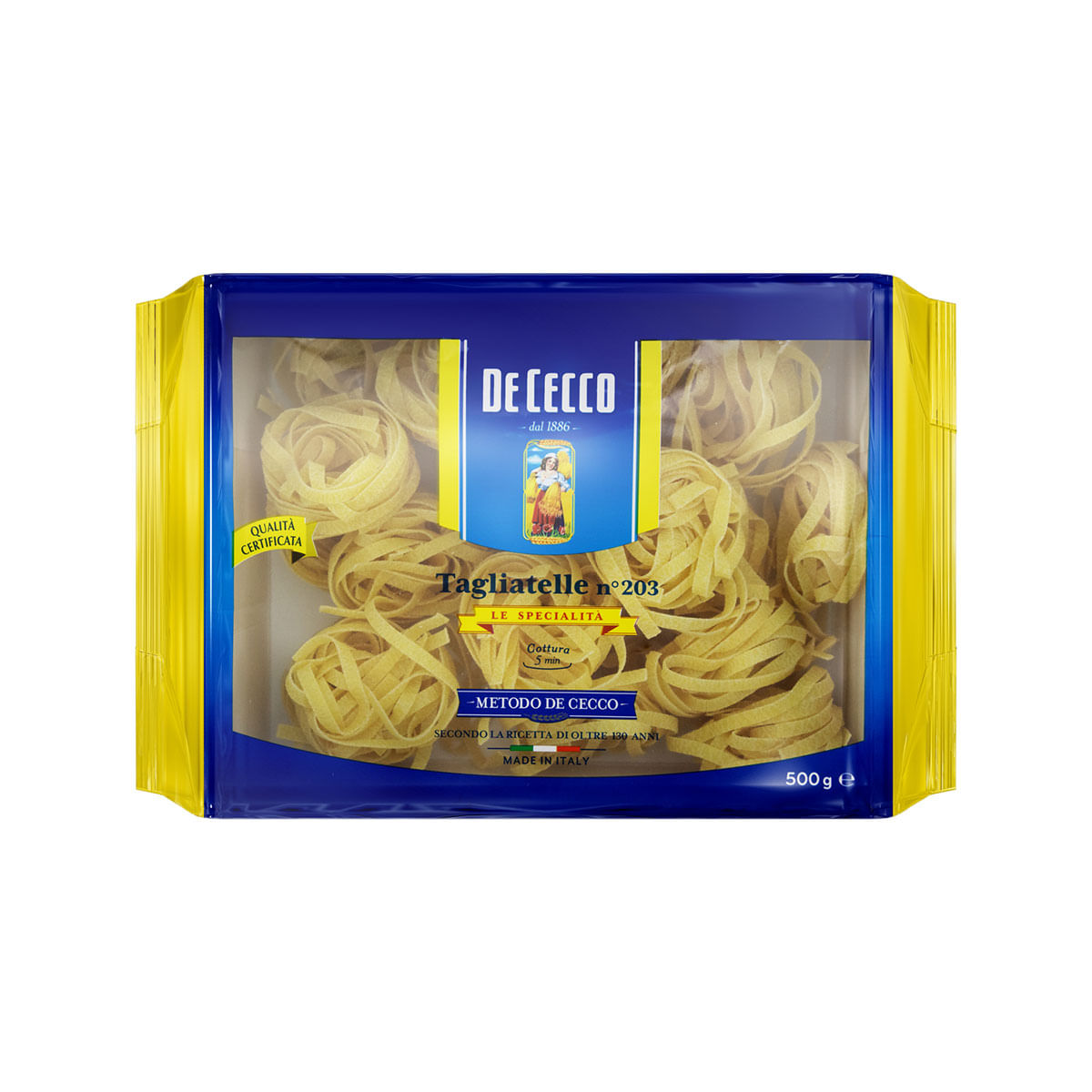 Macarrão Tagliatelle De Cecco Grano Duro 500g