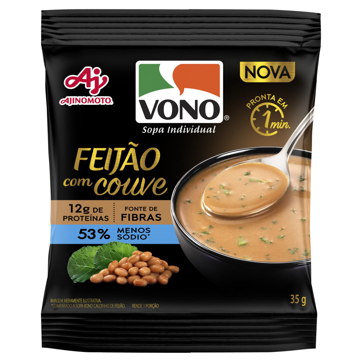 Sopa Sabor Feijão com Couve Vono 35g